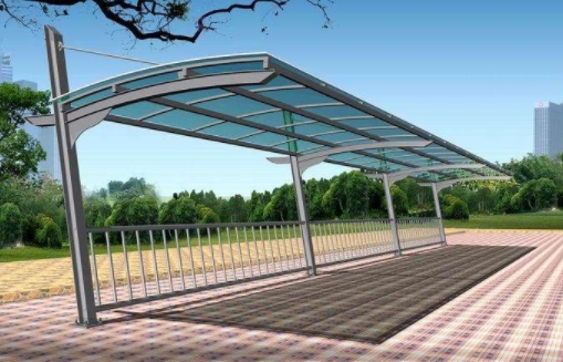 简述膜结构停车棚雨棚的适用范围 - 安徽张拉膜钢结构工程有限公司